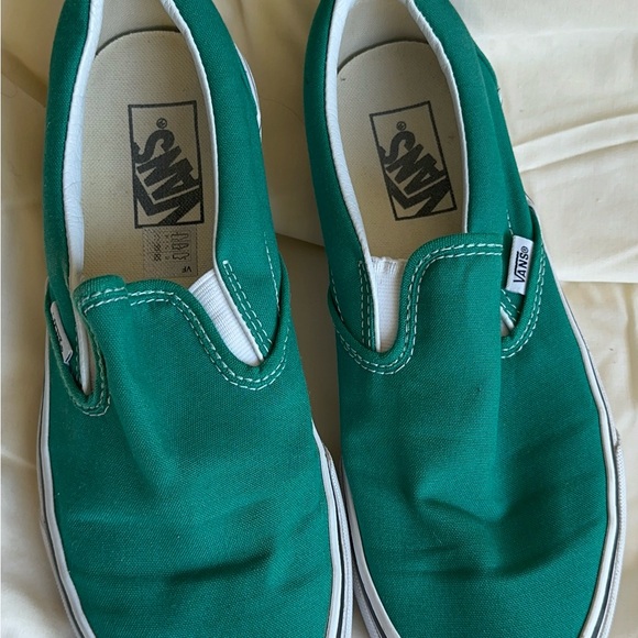 Vans Emerald Green Slip-On Shoes - Picture 2 of 6